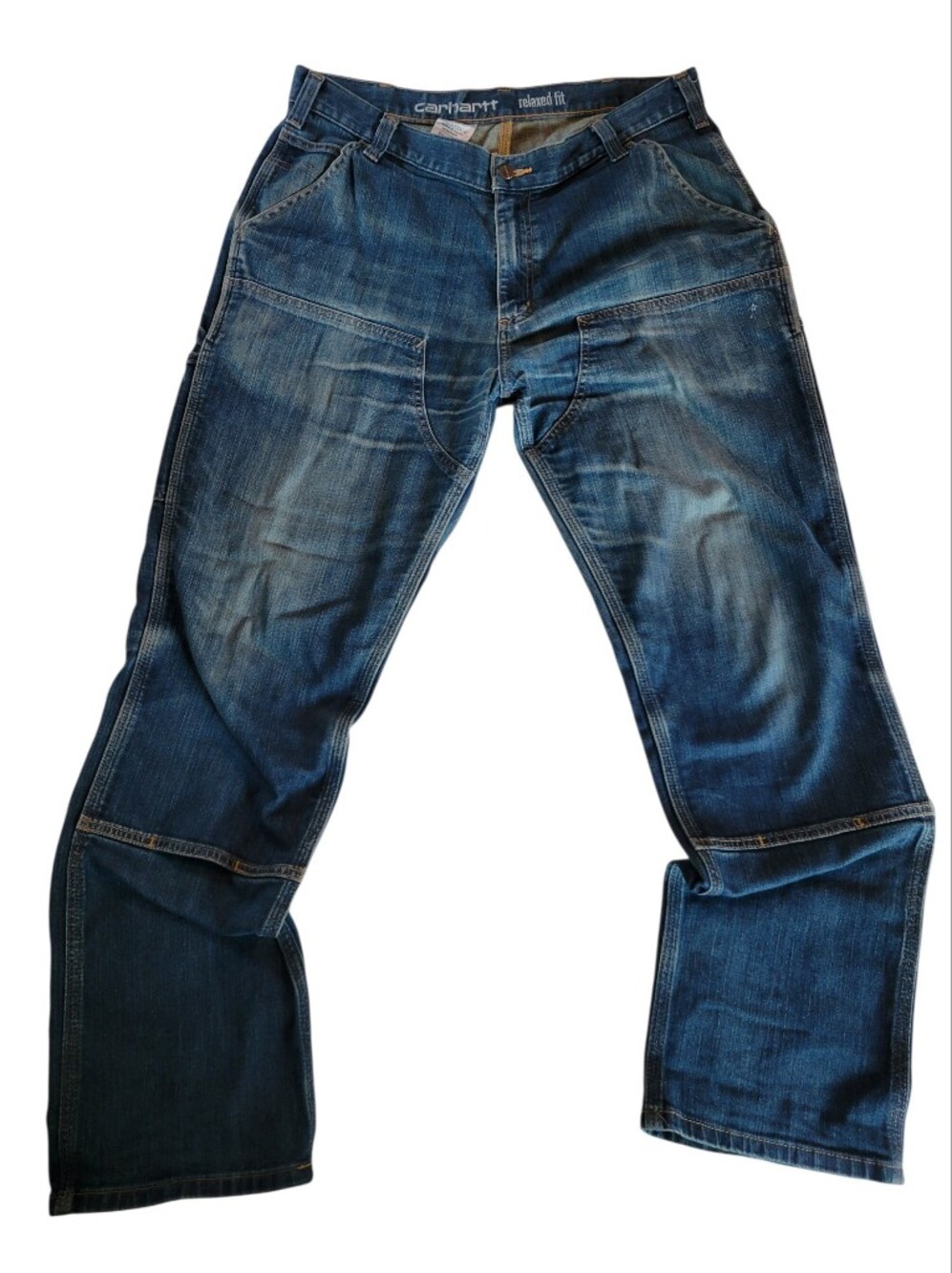 Carhartt 103329 Rugged Flex Double Front Jeans Relaxed Fit 36x31 Workwear